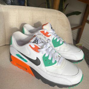 Orange and Turquoise Nike Air Max